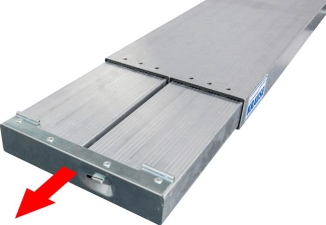 Алюминиевая телескопическая площадка KRAUSE TeleBoard 2,0/3,5 м 123718 [123718]