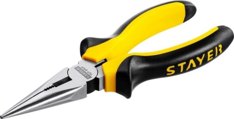 Длинногубцы STAYER TOPGrip 160мм, [2205-3-16_z02]