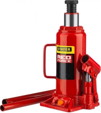 Домкрат бутылочный STAYER RED FORCE 8 230-457мм гидравлический [43160-8_z01]