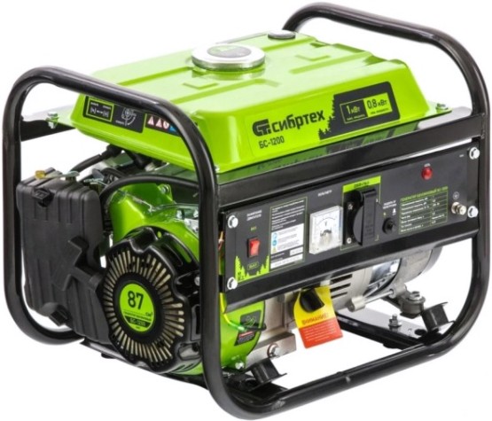 Генератор бензиновый СИБРТЕХ БС-1200 [94541]