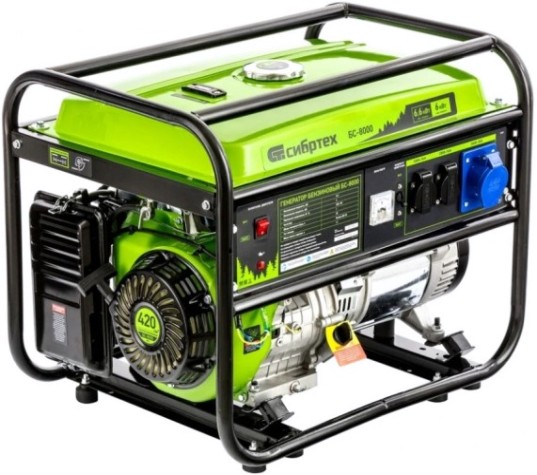 Генератор бензиновый СИБРТЕХ БС-8000 [94547]