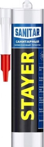 Герметик STAYER MASTER санитарный, белый [41215-0_z01]