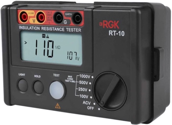 Измеритель сопротивления изоляции RGK RT-10 [755238]