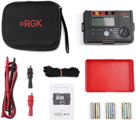 Измеритель сопротивления изоляции RGK RT-10 [755238]
