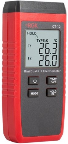Измеритель температуры RGK CT-12+2шт TR-10W контактный [779920]