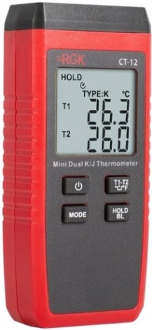Измеритель температуры RGK CT-12 + поверка контактный [778657]