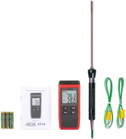 Измеритель температуры RGK CT-12+TR-10A контактный [779906]