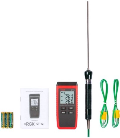 Измеритель температуры RGK CT-12+TR-10W контактный [779913]