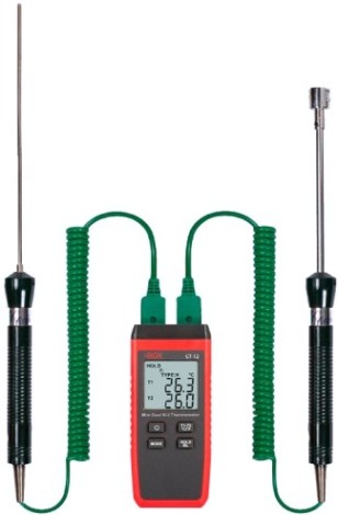 Измеритель температуры RGK CT-12+TR-10W+TR-10Sс поверкой контактный [779821]