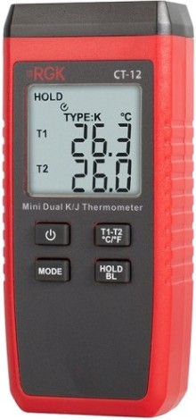 Измеритель температуры RGK CT-12 + TR10A + TR10S + TR10W с поверкой контактный [779784]