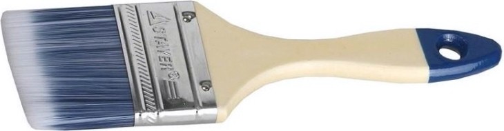 Кисть флейцевая STAYER AQUA-STANDARD плоская искусственная щетина, деревянная ручка, 63 [01032-063]