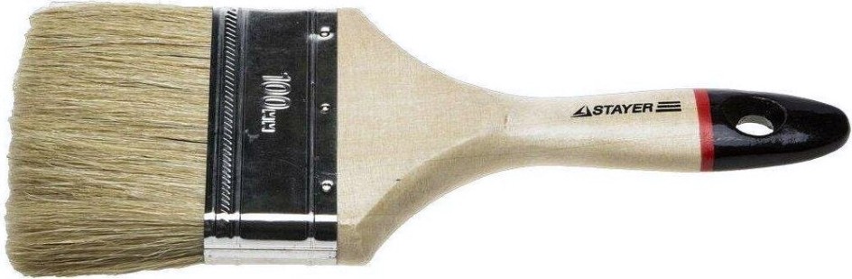 Кисть плоская STAYER "UNIVERSAL-EURO" 100 мм 0102-100 [0102-100]
