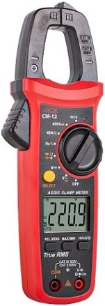 Клещи токоизмерительные RGK CM-12 с поверкой [779685]