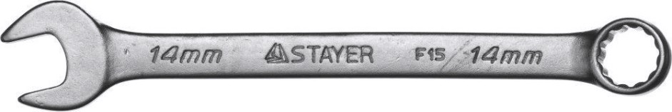 Ключ комбинированный STAYER 14 мм гаечный [27085-14]
