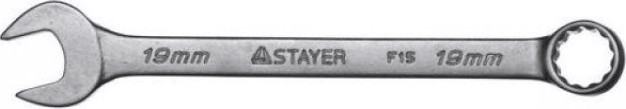 Ключ комбинированный STAYER 19 мм гаечный [27085-19]