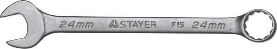Ключ комбинированный STAYER 24 мм гаечный [27085-24]