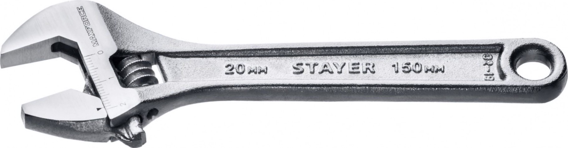 Ключ разводной STAYER MAX-Force 150 / 20 мм, [2725-15_z01]