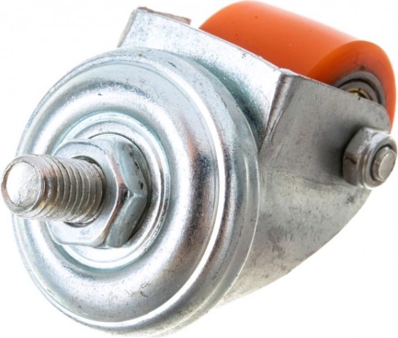Колесная опора большегрузная MFK-TORG 903035 SS полиуретан., поворот, болт М10, 35мм [1048035]