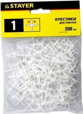 Крестики для плитки STAYER MASTER 1мм 200шт [3380-1]