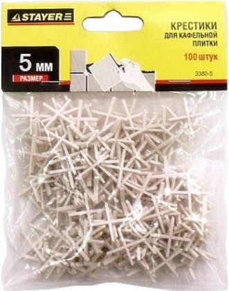 Крестики для плитки STAYER MASTER 5мм 100шт [3380-5]