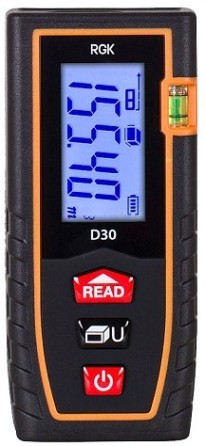Лазерный дальномер RGK D30 С ПОВЕРКОЙ [755627]