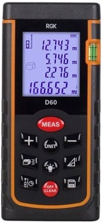 Лазерный дальномер RGK D60 С ПОВЕРКОЙ [755665]