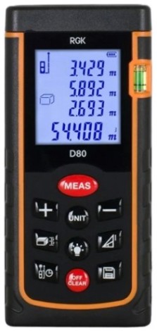 Лазерный дальномер RGK D80 [4610011871832]