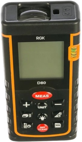 Лазерный дальномер RGK D80 [4610011871832]