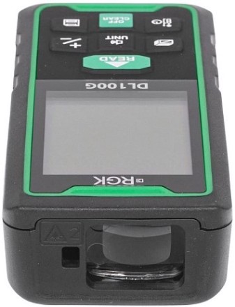 Лазерный дальномер RGK DL100G зеленый луч с угломером [778190]