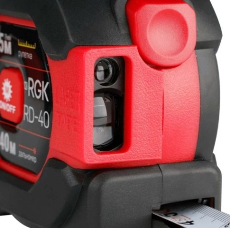 Лазерный дальномер RGK RD40 с рулеткой [774871]