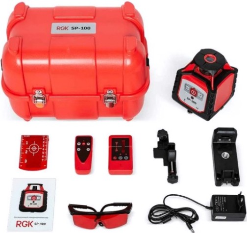 Лазерный уровень RGK SP 100 ротационный [4610011871399]