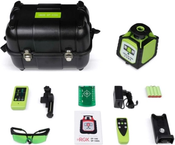Лазерный уровень RGK SP 100G ротационный [751896]