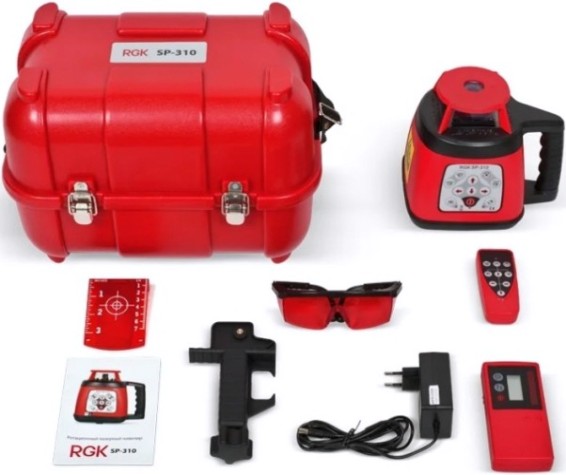 Лазерный уровень RGK SP 310 ротационный [4610011870446]