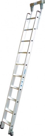 Лестница стеллажная KRAUSE STABILO 8 ступеней, для круглых шинных систем, 819338 [819338]