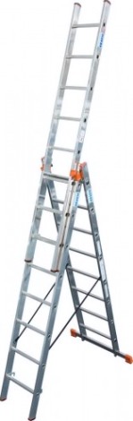 Лестница-стремянка трехсекционная KRAUSE MONTO TRIBILO 3х 8 (129666) [129666]