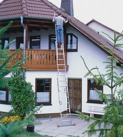 Лестница-стремянка трехсекционная KRAUSE MONTO TRIBILO 3х 9 [129673]