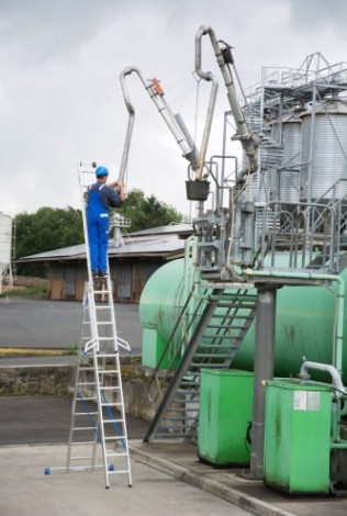 Лестница-стремянка трехсекционная KRAUSE STABILO 3х12 [133700]