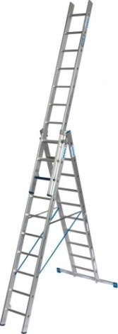 Лестница-стремянка трехсекционная KRAUSE STABILO 3x 8 +S [131652]