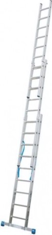 Лестница-стремянка трехсекционная KRAUSE STABILO 3x 9 с доп. функцией [133755]