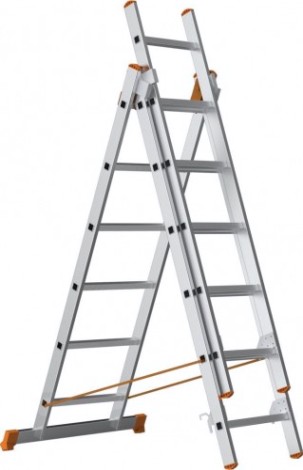 Лестница-стремянка трехсекционная Sarayli 3х 6 [4306]