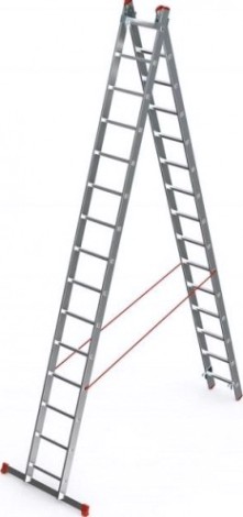 Лестница-стремянка трехсекционная Sarayli 3х15 [4315]