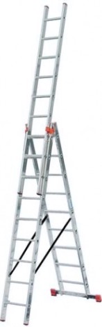Лестница трехсекционная KRAUSE MONTO TRIBILO 3х10 (129680) [129680]