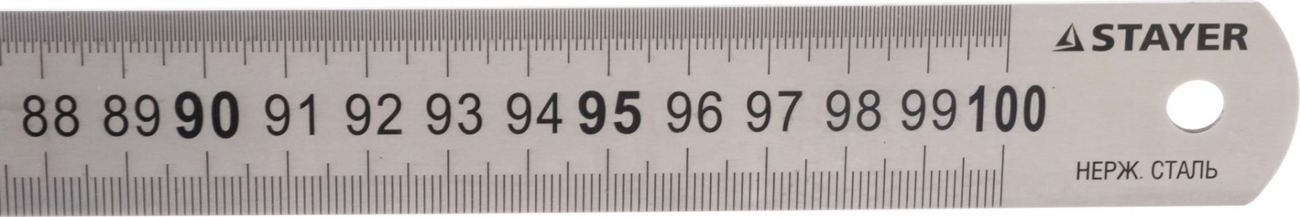 Линейка STAYER PROFI нержавеющая, двухсторонняя гравированная шкала, 1м [3427-100_z01]