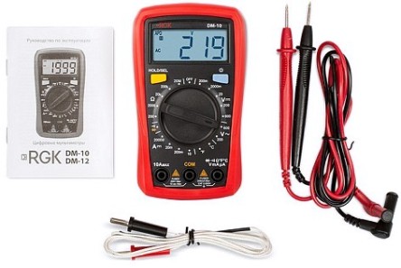 Мультиметр цифровой RGK DM-10 [776554]