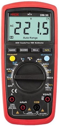 Мультиметр цифровой RGK DM-30 с поверкой [779654]