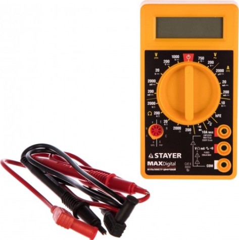 Мультиметр цифровой STAYER MAXDigital "master" [45306]