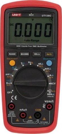 Мультиметр цифровой UNI-T UT 139С универсальный [13-1028]
