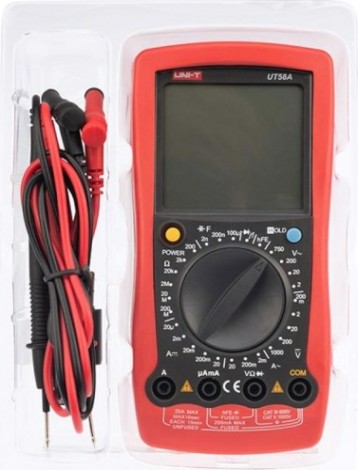 Мультиметр цифровой UNI-T UT 58A универсальный [13-1020]