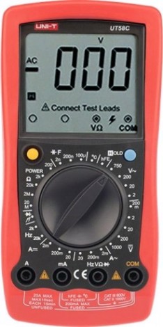 Мультиметр цифровой UNI-T UT 58C универсальный [13-1023]