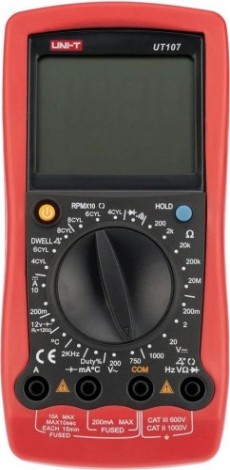 Мультиметр цифровой UNI-T UT107 автомобильный [13-0027]